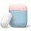 Чехол Elago DUO для AirPods, силикон, голубой, крышки -  розовый и белый