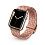 Ремешок Uniq ASPEN для Apple Watch 41/40/38 mm, плетеный, розовый