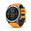 Умные часы Garmin Fenix 8 Sapphire AMOLED 51 мм, титан, ремешок - силикон, оранжевый/графит